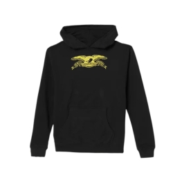 Moletom Anti Hero Basic Eagle Black Gold - JUVENIL