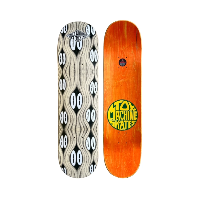 スケートボード TOY MACHINE WILLARD TOONS Myles Willard Shape Toy Machine Toy Ladouceur Myles Willard