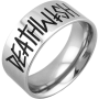 Anel Deathwish Deathspray Silver Ring