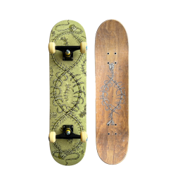 Skate Montado Domination Cobra - 7.75