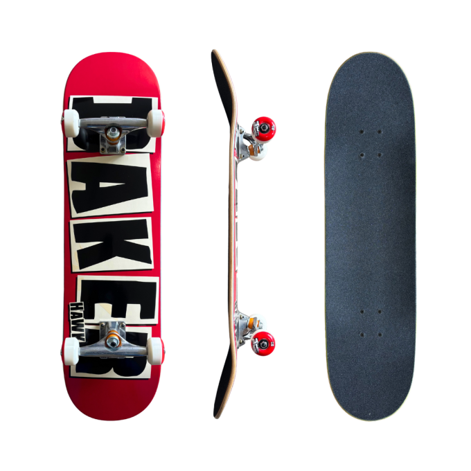 Skate Montado Baker Brand Logo Red