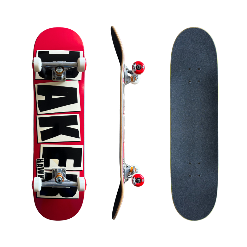 Skate Montado Baker Brand Logo Red