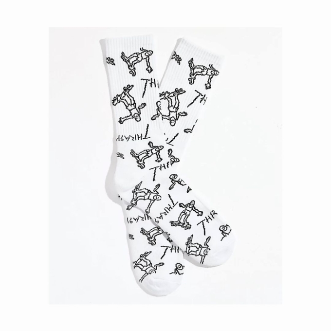 Meia Thrasher Gonz Logo Crew