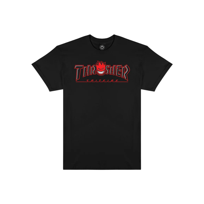 Camiseta Thrasher x Spitfire Bighead Outline