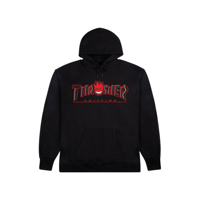 Camiseta Thrasher x Spitfire Bighead Outline