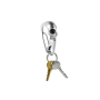 Chaveiro Primitive Classic P Black White