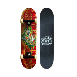 Skate Montado Milk Broken Cars Brasilia 7.50