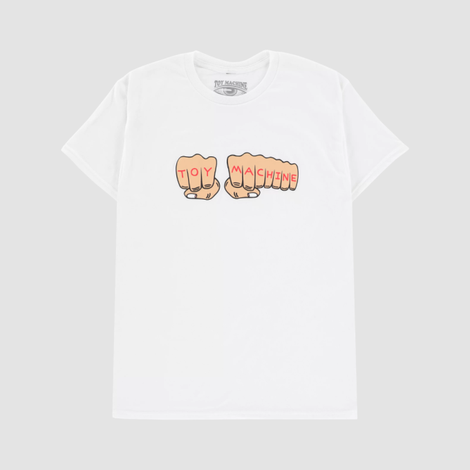 Camiseta Toy Machine Fist Branco