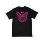 Camiseta Pig Wheels Pig Head - Preto