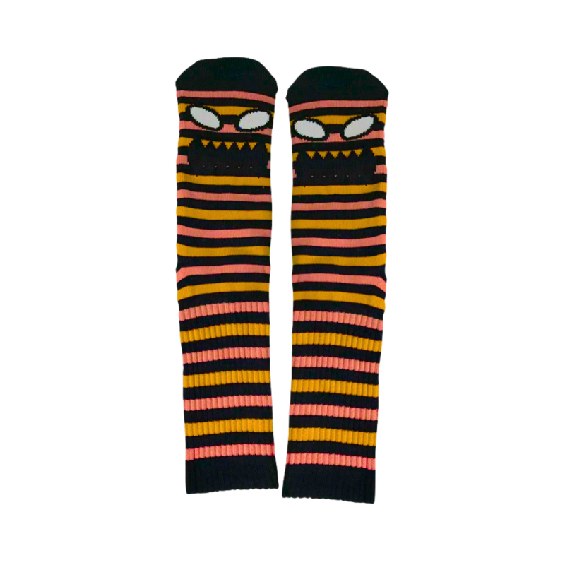 Meia Toy Machine Monster Face Mini Stripe