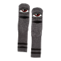 Meia Toy Machine Monster Face Mini Stripe - Black