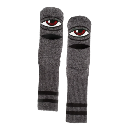 Meia Toy Machine Monster Face Mini Stripe - Black