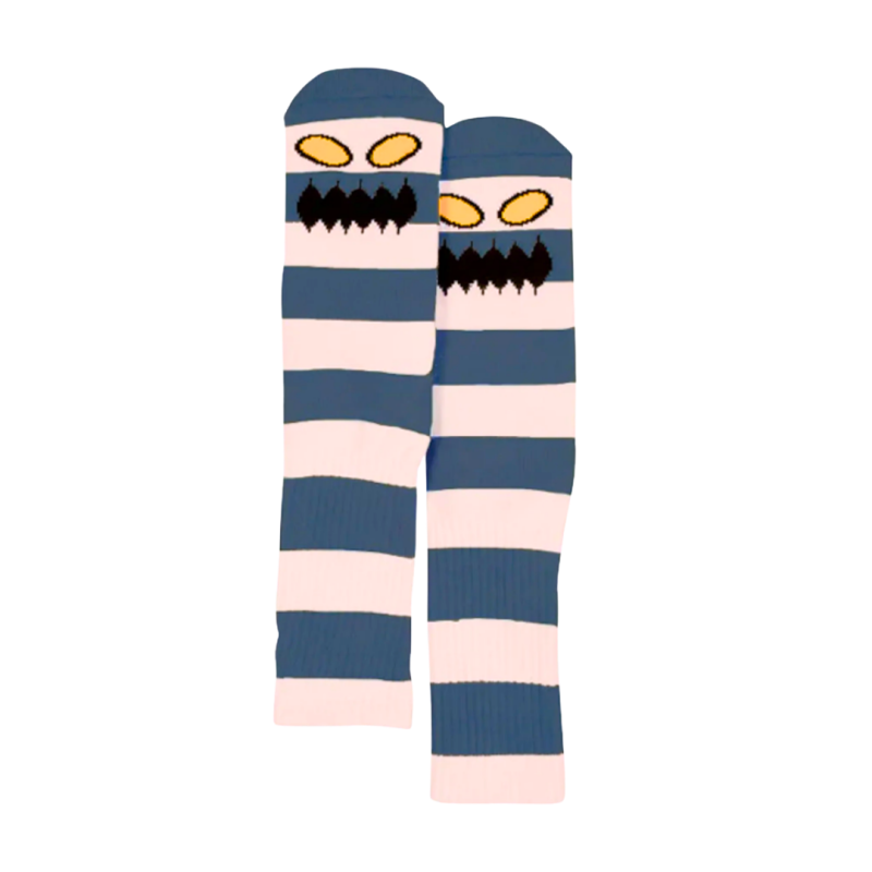 Meia Toy Machine Heather Sect Eye - Azul