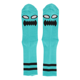 Meia Toy Machine Monster Big Stripe Laranja