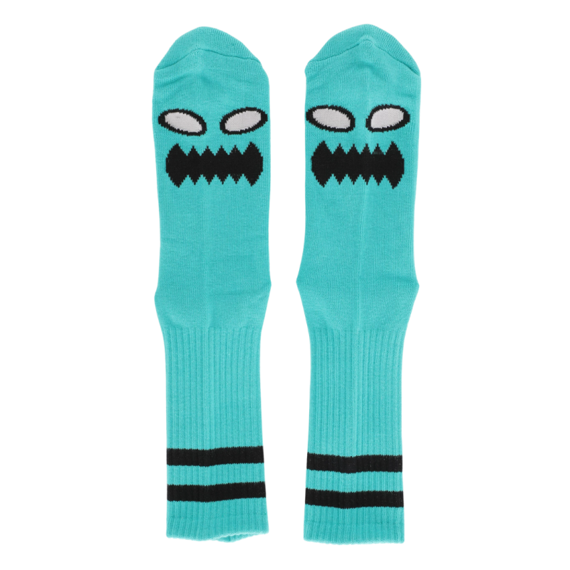 Meia Toy Machine Monster Big Stripe Laranja