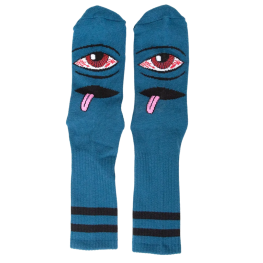 Meia Toy Machine Blood Shot Eye- Grey