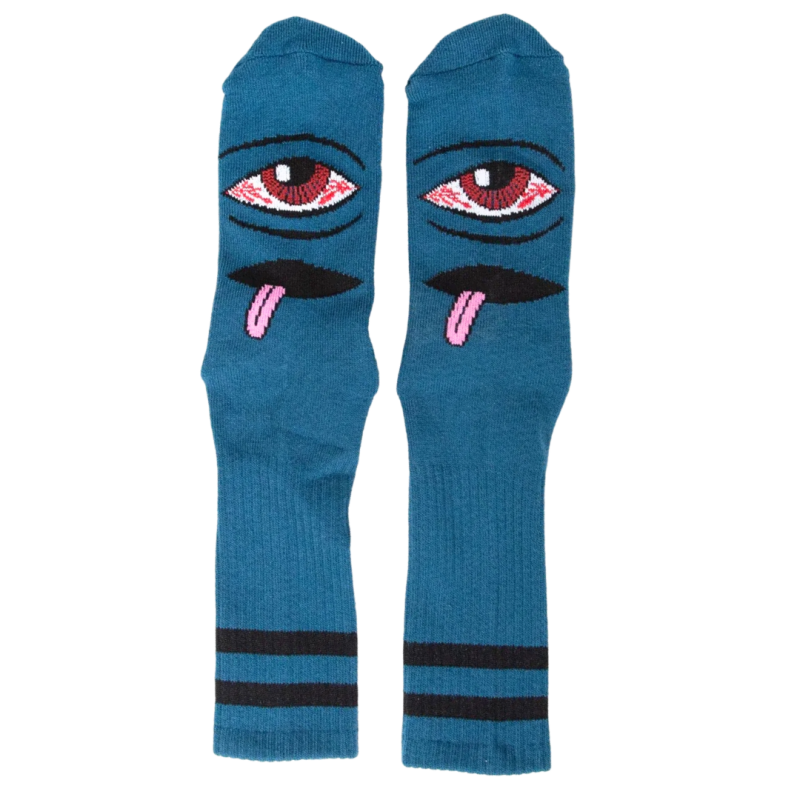 Meia Toy Machine Blood Shot Eye- Grey