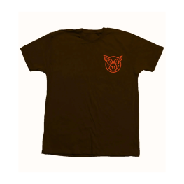 Camiseta Pig Wheels Pig Head