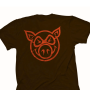 Camiseta Pig Wheels Pig Head