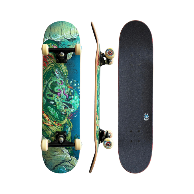 Skate Montado Milk Broken Cars Brasilia - infantil