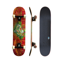 Skate Montado Milk Broken Cars Brasilia 7.50