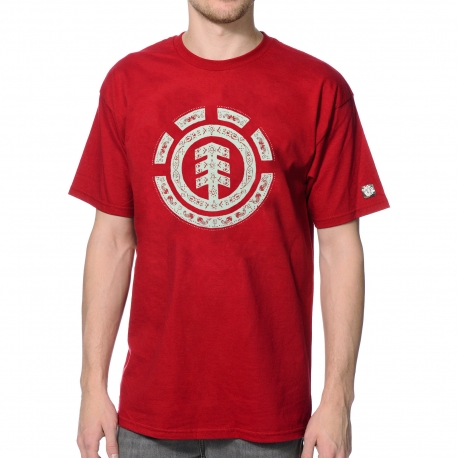Camiseta  Element bandana icon - Vermelha