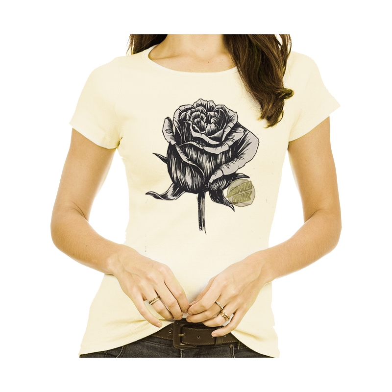 Camiseta Feminina Santa Cruz Rose - Bege
