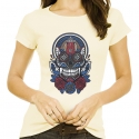 Camiseta Santa Cruz Feminina Skull - Bege