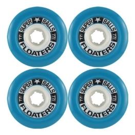 Roda Floaters SuperBalls 77mm 81a - Azul