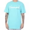 Camiseta Diamond Og Script Aqua