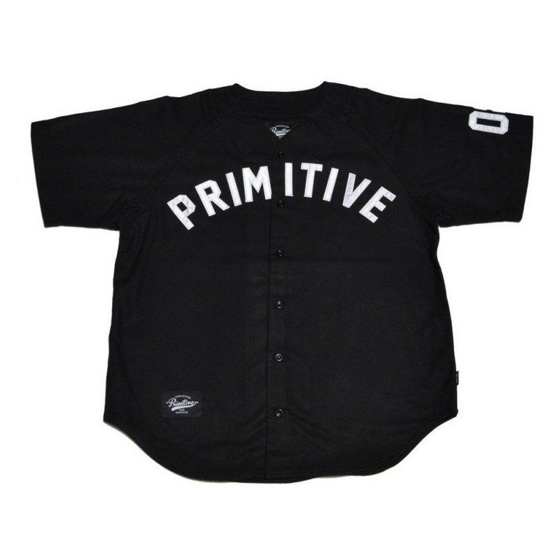 Camisa Primitive Team Baseball Jersey Black