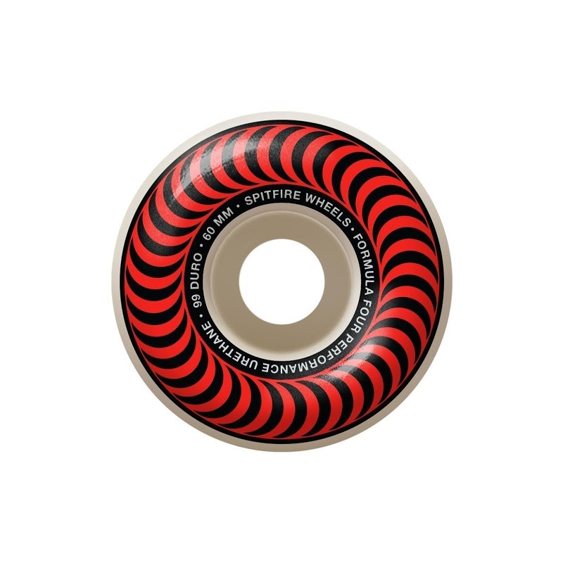 Roda Spitfire F4 Classic 58mm 101a - Vermelha
