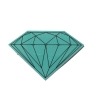 Adesivo Diamond Brilliant Green - (5cm x 7,5cm)