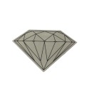 Adesivo Diamond Brilliant Grey - (5cm x 7,5cm)