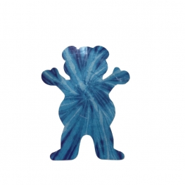 Adesivo Grizzly Neon Tie Dye Bear Blue P (7,5cm x 6cm)