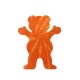 Adesivo Grizzly Neon Tie Dye Bear Orange P (7,5cm x 6cm)