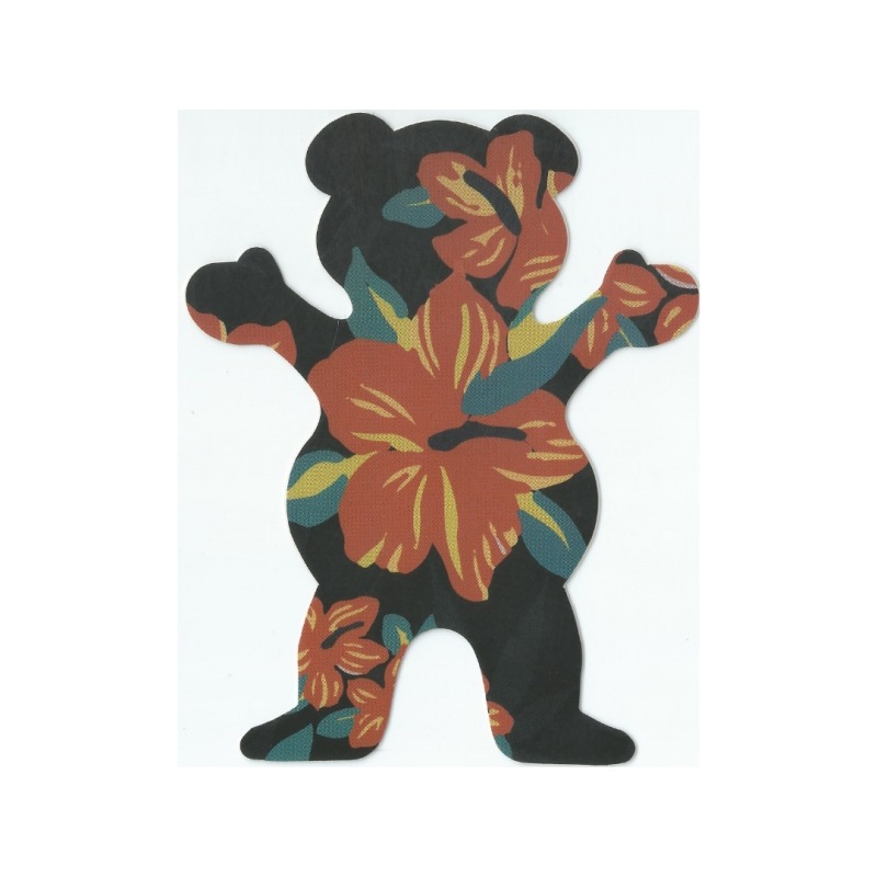 Adesivo Grizzly Tropical Bear Black M (12,5cm x 10cm)