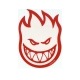 Adesivo Spitfire BigHead M Clearfill Red - (15,5cm x 11cm)