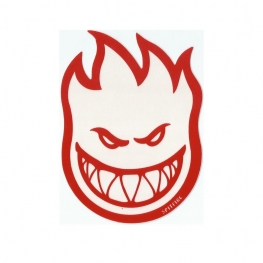 Adesivo Spitfire BigHead M Clearfill Red - (15,5cm x 11cm)