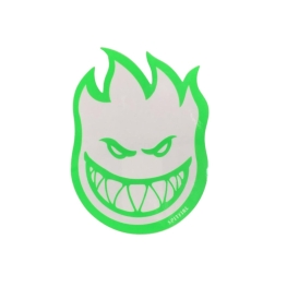 Adesivo Spitfire Bighead Clearfill Green P - (15,5cm x 11cm)