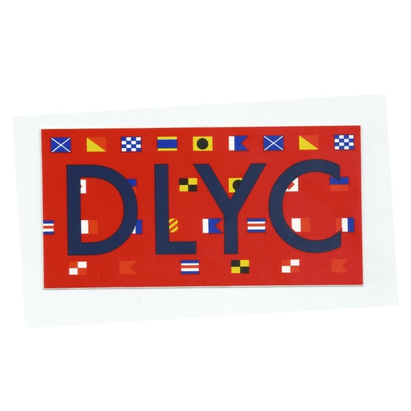 Adesivo Diamond Nautical Vermelho - (7,5cm x 15cm)