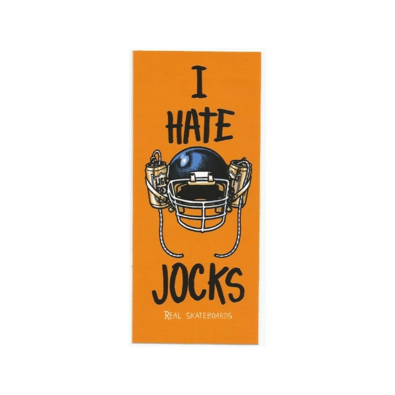 Adesivo Real I Hate Jocks Max Shaaf - (16cm x 7cm)