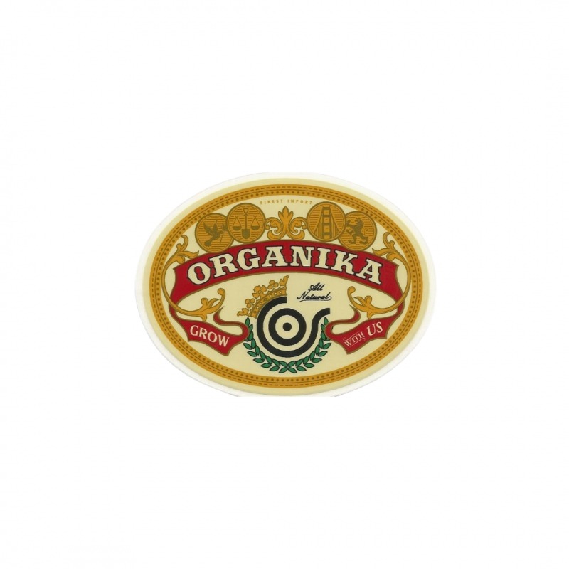 Adesivo Organika All Natural - (8cm x 10cm)