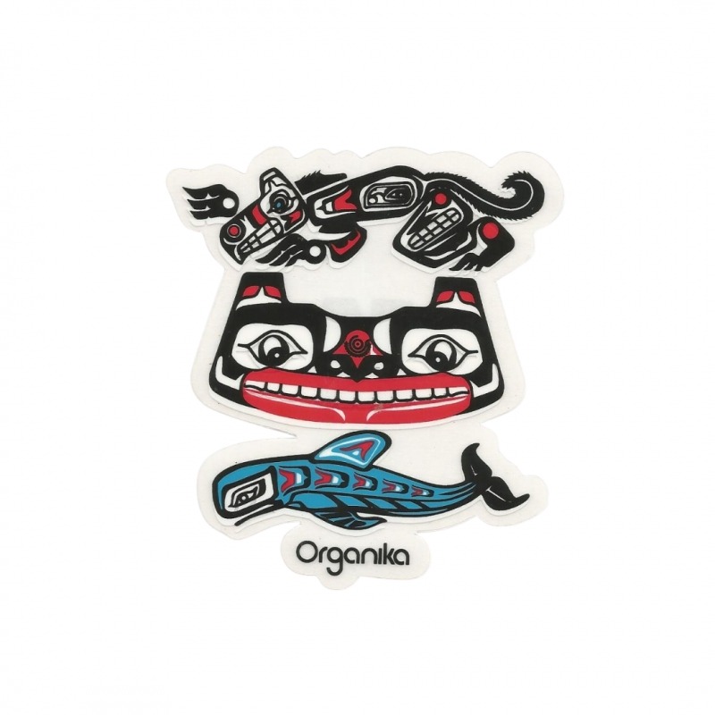Adesivo Organika Animals - (10,5cm x 9cm)