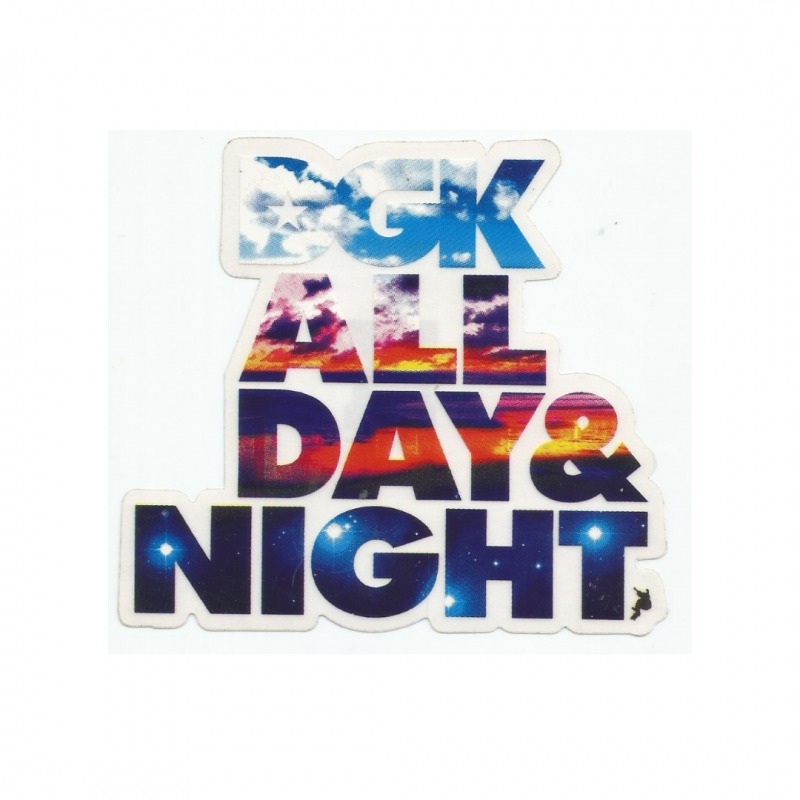 Adesivo DGK All Day & Night - (11,5cm x 12,5cm)