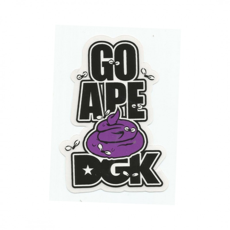 Adesivo DGK Go Ape - (11cm x 7,5cm)