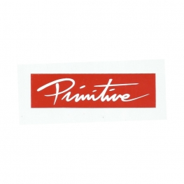 Adesivo Primitive Box Nuevo Script Red- (10cm x3cm )
