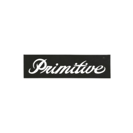 Adesivo Primitive Box Classic Script Black- (10cm x3cm )