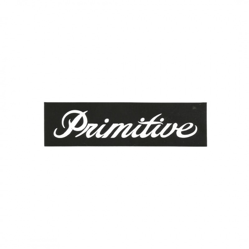 Adesivo Primitive Box Classic Script Black- (10cm x3cm )