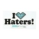 Adesivo DGK x Diamond I Love Haters - (14cm x 7,5)